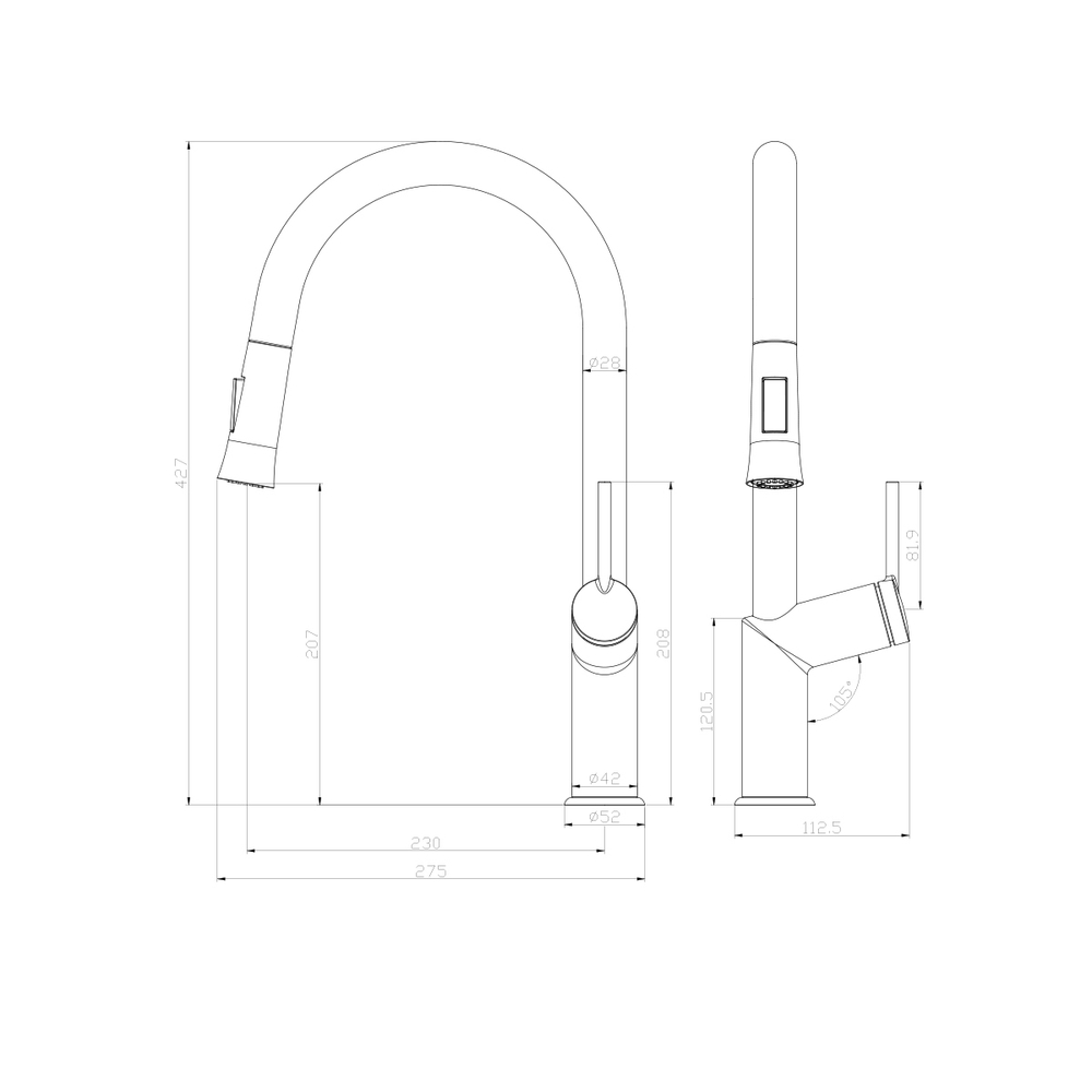 Смеситель Lemark Minima LM3850C для кухни