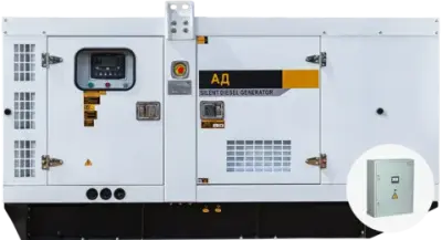 Дизельный генератор EcoPower АД160-T400eco в кожухе с АВР