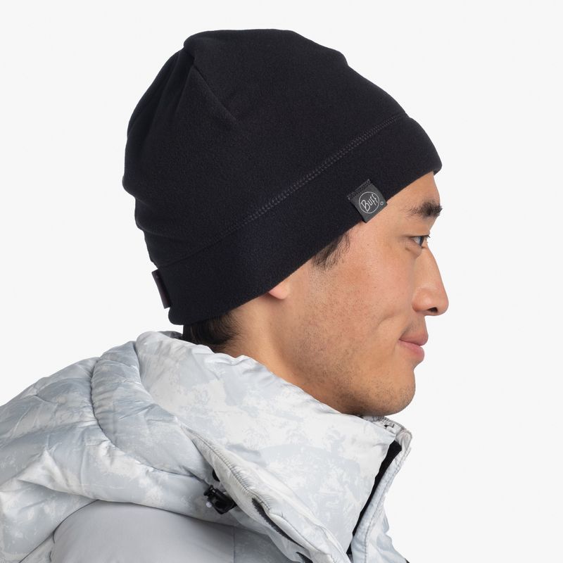 Флисовая шапка Buff Hat Polar Solid Black Фото 2