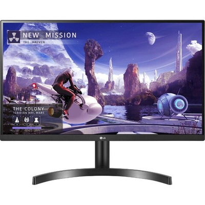 МОНИТОР 27" LG 27QN600-B Black (IPS, LED, Wide, 2560x1440, 75Hz, 5ms)