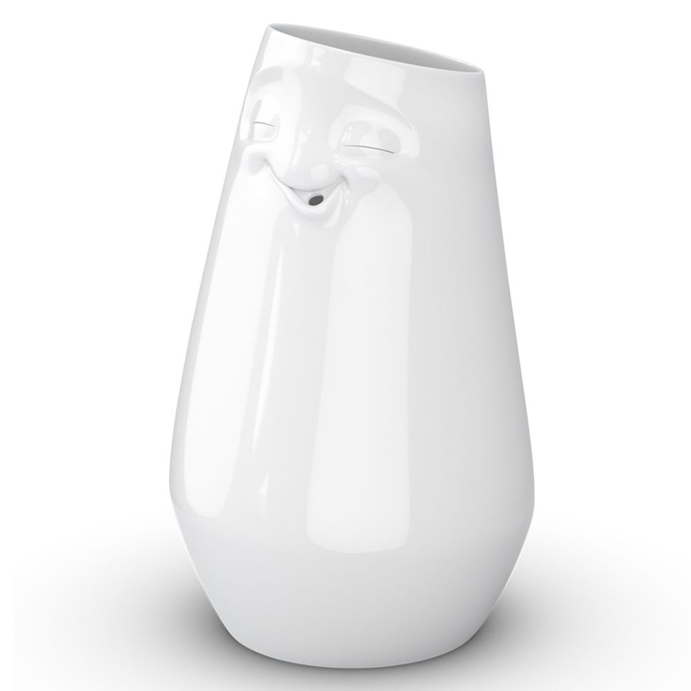 Ваза Laid back, 23 см, белая