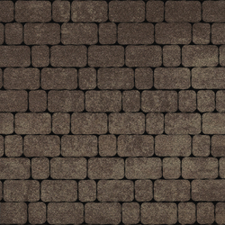 Тротуарная плитка Арена - Листопад гранит Хаски, комплект из 2 видов плит