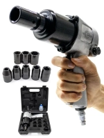 Гайковерт пневматический NEW EPOCH 1/2", 660 Н·м, комплект 10 предметов