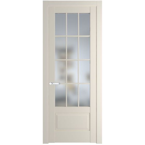 Межкомнатная дверь эмаль Profil Doors 3.2.2 (р.12) PD кремовая магнолия стекло матовое