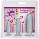 Набор прозрачных анальных фаллоимитаторов Crystal Jellies Anal Starter Kit (Цвет: прозрачный)