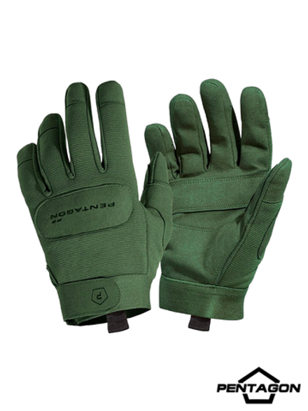Перчатки полнопалые Pentagon Duty Mechanic Gloves (P20010-06). Олива