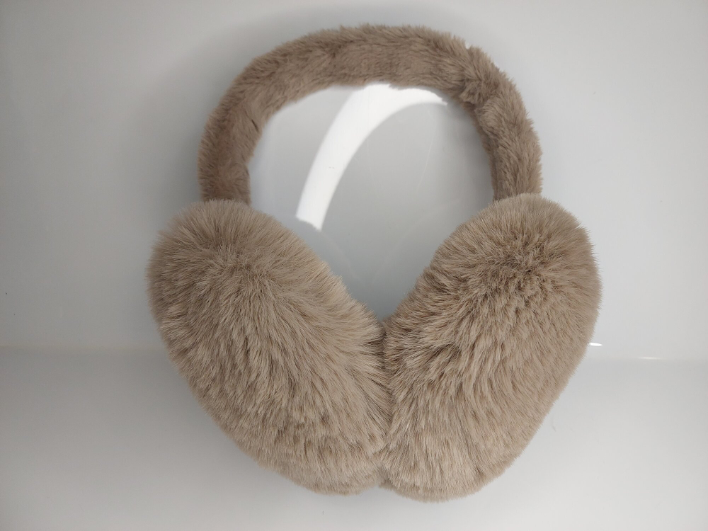 Наушники, меховые, тёплые, розовые, универсальные, 46-52 размер