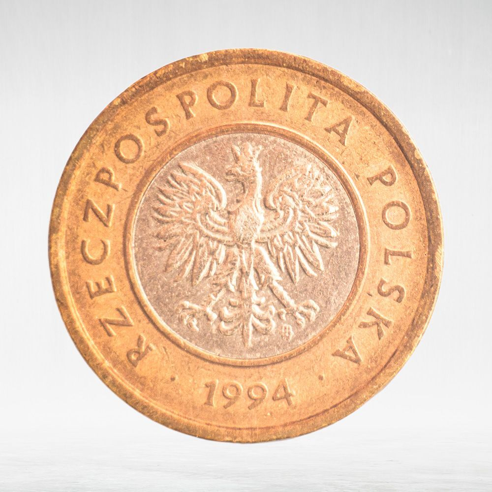 Poland, 2 Zlotys, 1994, VF