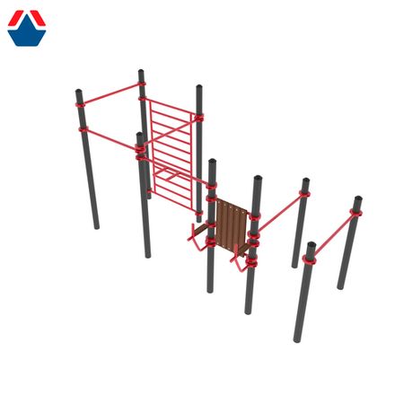 Воркаут комплекс К-89 шведская стенка, брусья, брусья-пресс, турники