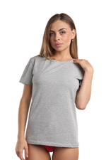 Женская футболка из хлопка (Размер: S) (Цвет: ярко-розовый)