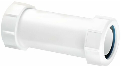 Муфта McAlpine (50GE), соединительная, пластик, белая, длина 112 мм