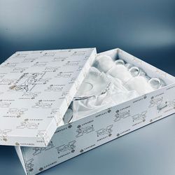 Lenardi 305-289 Чайный набор 12пр. 260мл ВАНЕССА СЕРЕБРО в под.уп.(х6)Фарфор