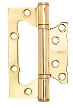 Петля  БЕЗ ВРЕЗКИ  СТАНДАРТ накл. 2BB SВР ЛАТУНЬ (цена за 1шт) 100*63  /7874