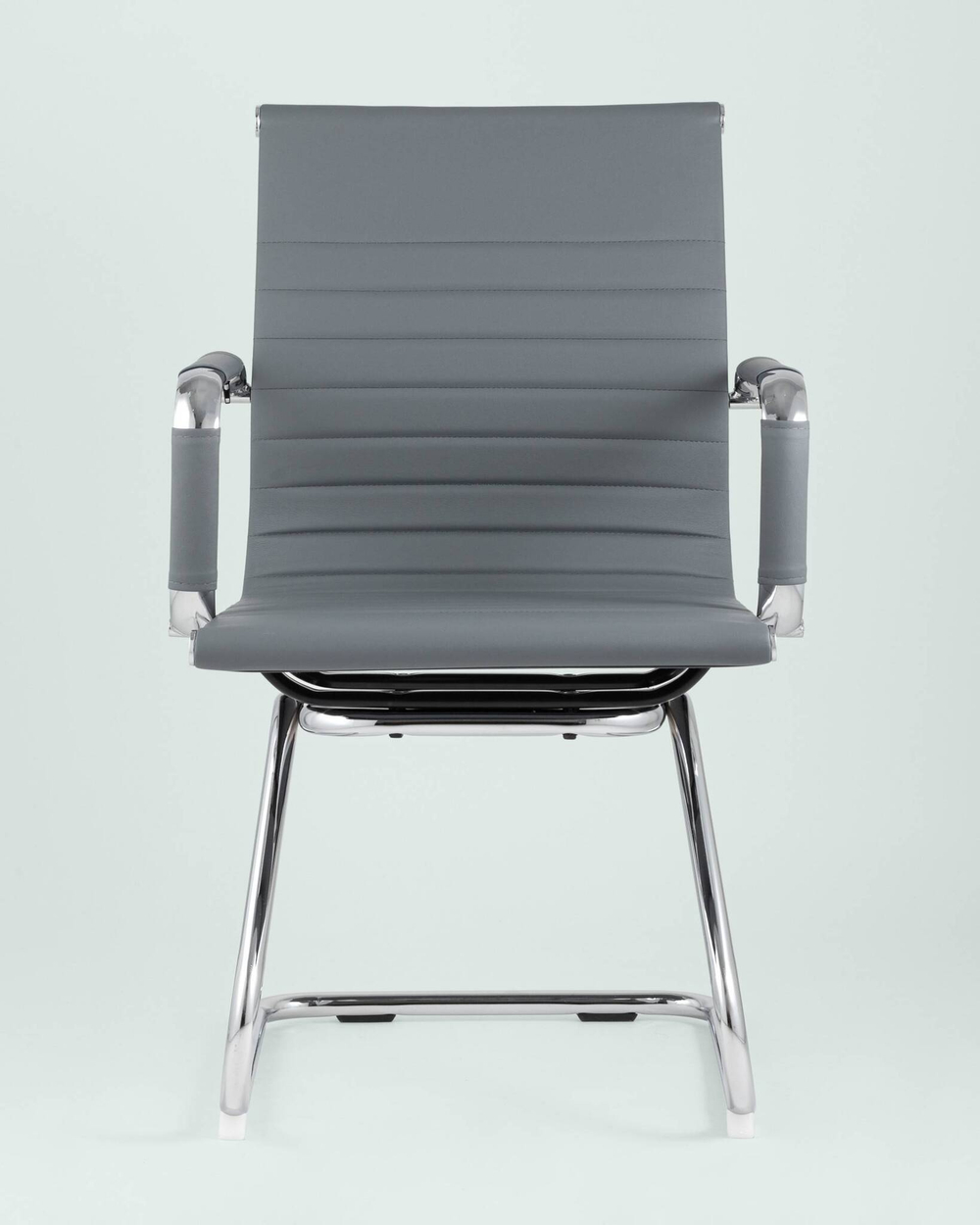 Кресло для посетителей TopChairs Visit серое 2 шт.
