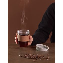 Кружка Cozy Cup, 350 мл, светло-серая