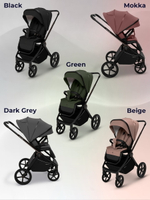 Детская коляска 3 в 1 Sweet Baby SBL Elegante Therma 427643 Black