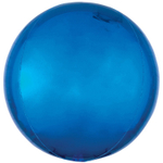 Шар фольгированный Сфера 3D 40 см (Синий)