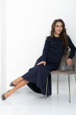 Платье Волшебная скрипка (темно-синее) П11623 LT Collection