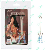 Зажим на половые губы CLEOPATRA аквамарин