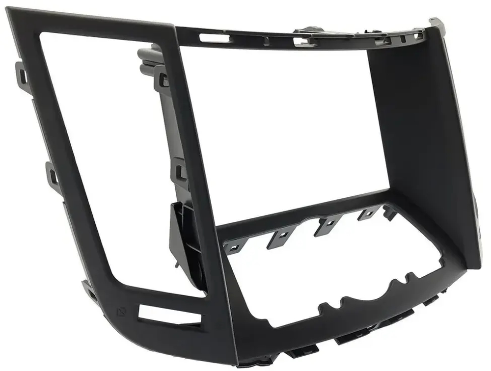 Магнитола для Infiniti FX35, FX37, FX50, FX30D S51 2008-2012, QX70 S51 2013-2018 (рамка черная матовая тип 2) - Teyes CC3-2K монитор 9.5" 2K QLED на Android 10, ТОП процессор, CarPlay, 4G SIM-слот