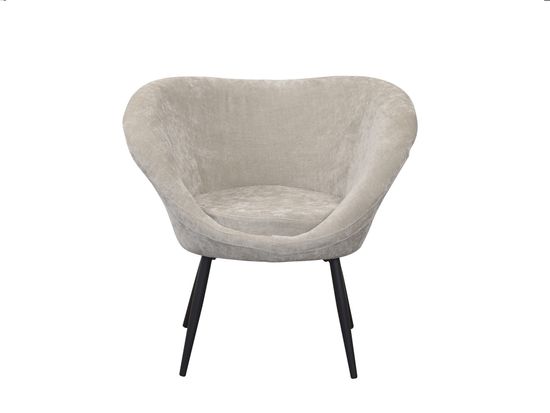 Ozome Кресло из бежевого бархата Испания La Forma