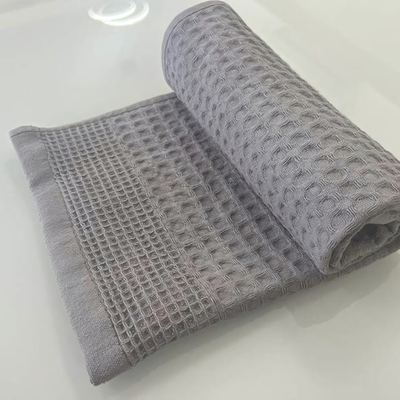 Полотенце вафельное 38*60см «Waffle» плотность 270гр/м, цвет серый 10330