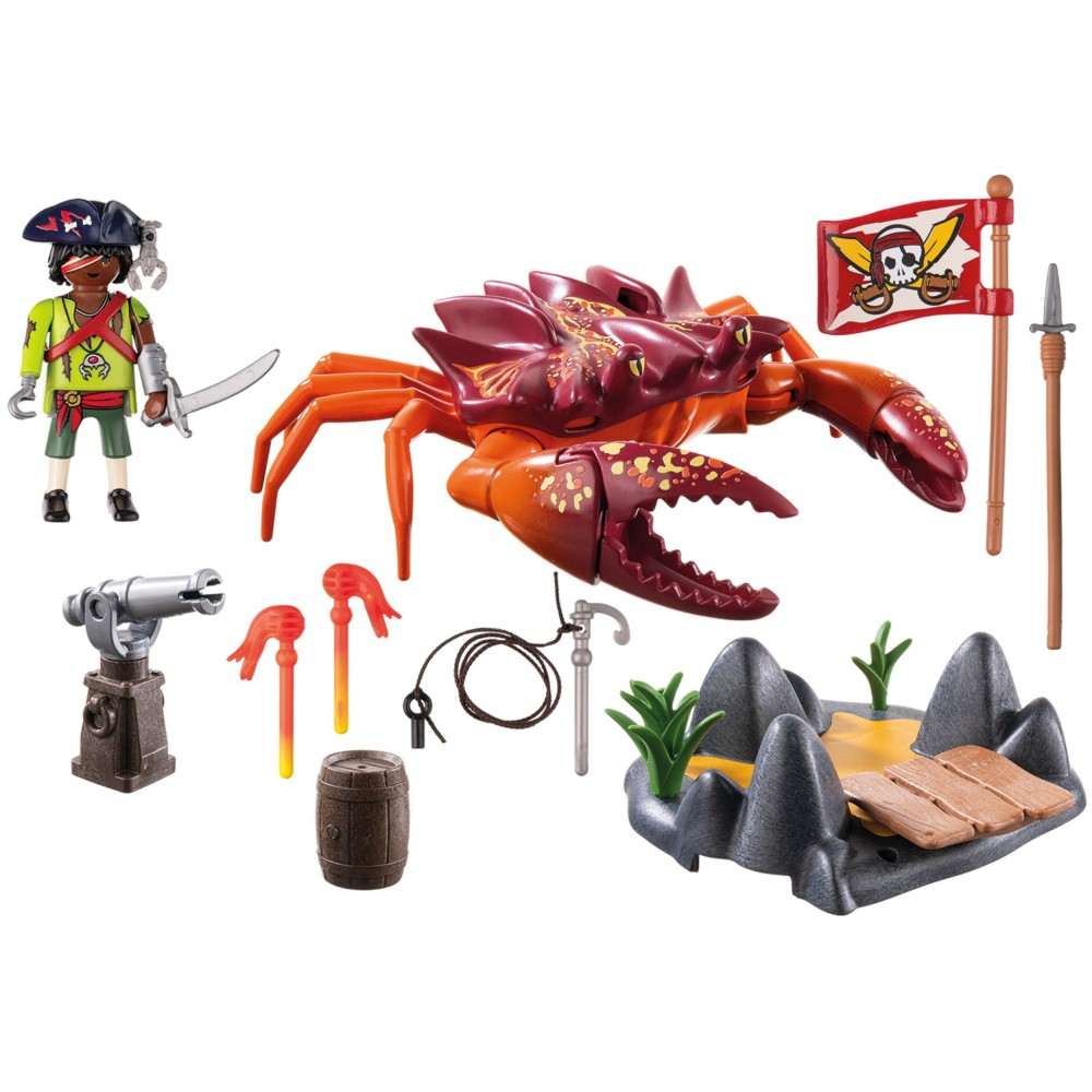 Playmobil - Pirates Борьба с огромным крабом 71532