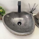 Раковина из речного камня RS-63667 (48*38*15) 0122