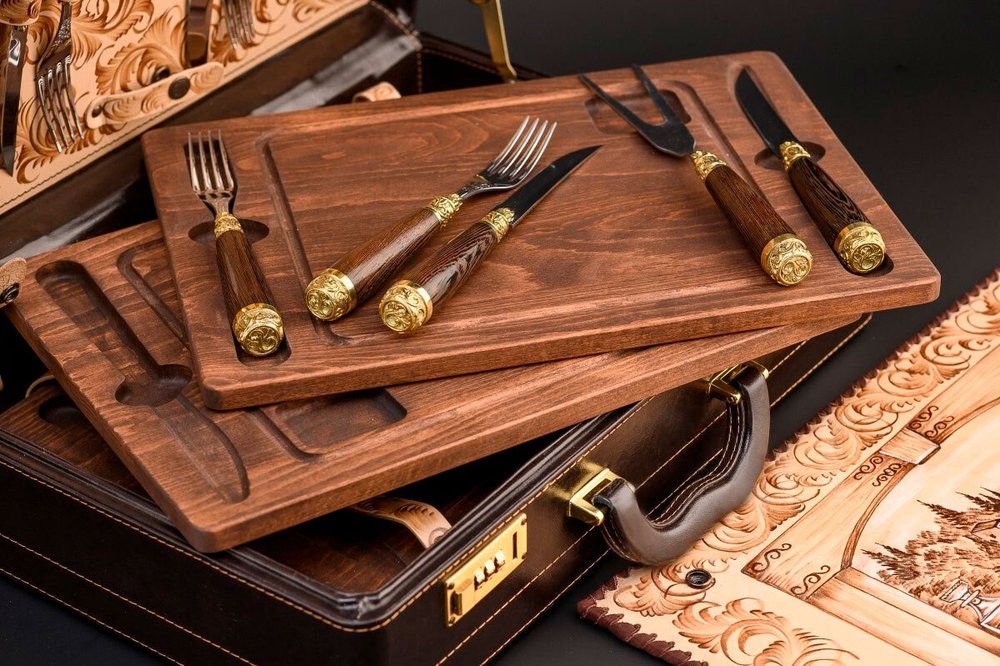 Набор для стейков "№3" на 4 персоны