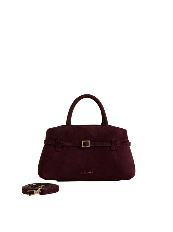 Сумка Manu Atelier Le Cambon 25 Merlot Suede