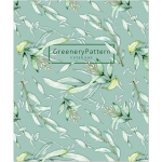 НОВИНКА! Тетрадь общая 48 листов на скрепке "Greenery Patterns"