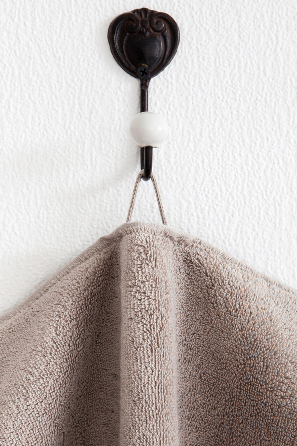 Полотенце 50х100 Luxberry Teddy серо-бежевый