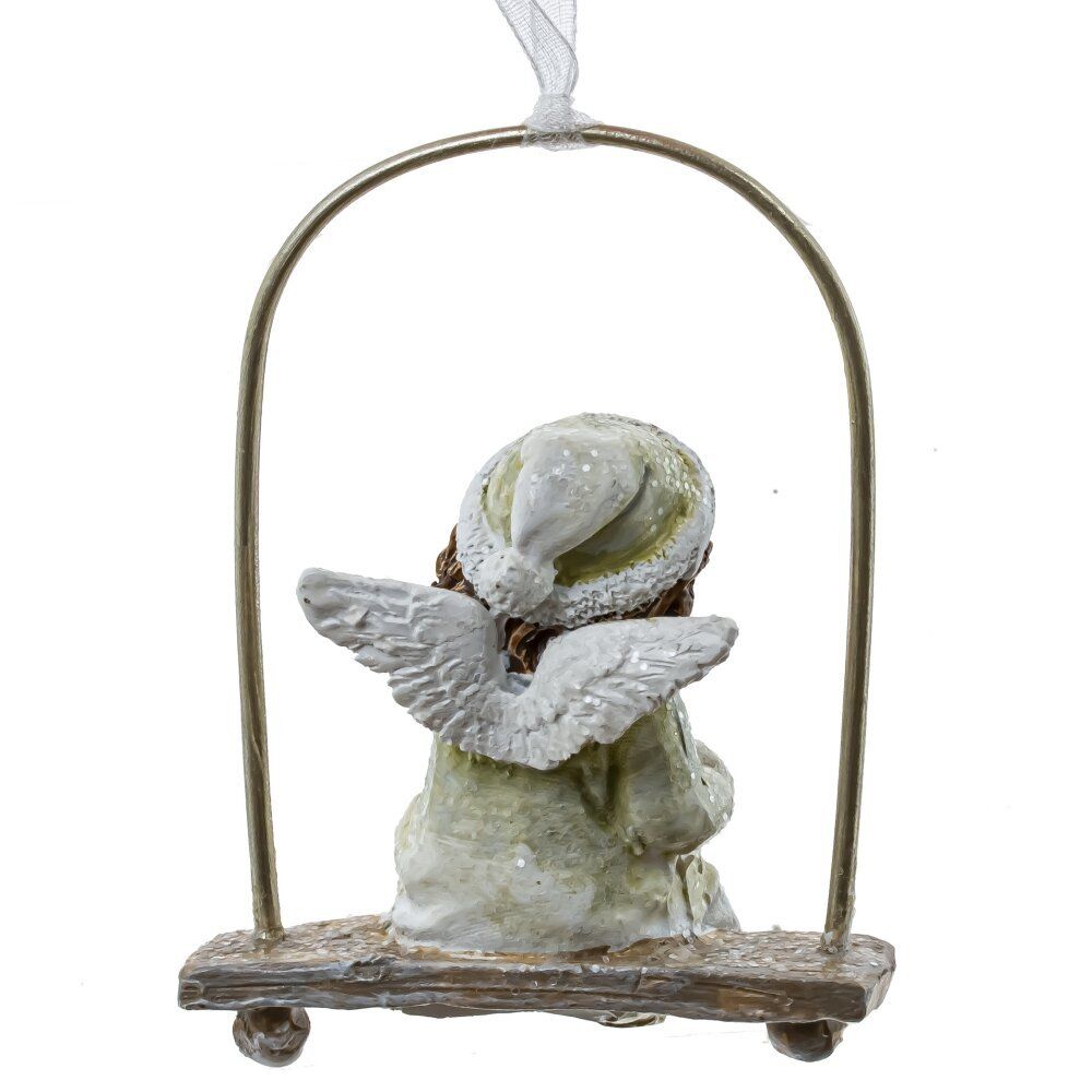 GAEM Изделие декоративное подвесное "Девочка на качелях", L5 W3,5 H8 см, 2в.