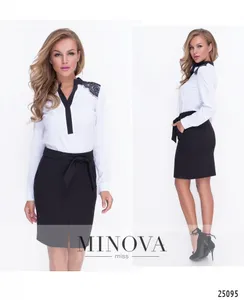 Юбка 1104-черный Minova