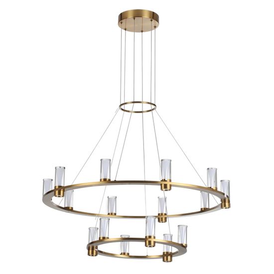 7144/110L HIGHTECH ODL26 515 светильник античная бронза/акрилл/металл IP20 LED 93W 5960Лм 3000K 180° 220V DEFANCE