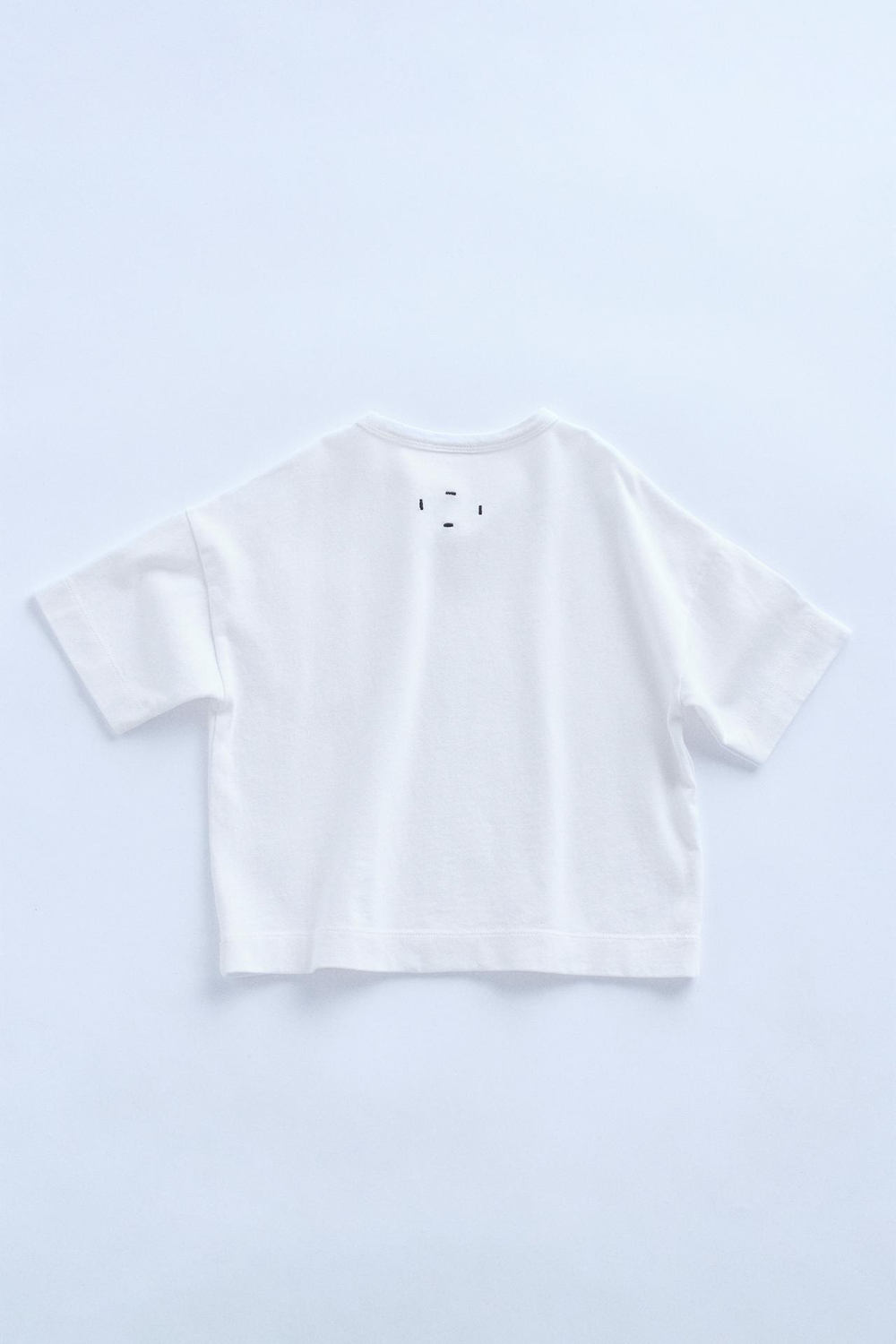 ZARA ФУТБОЛКА В СТИЛЕ РУСТИК С КАРМАНОМ — TIMELESZ, БЕЛЫЙ