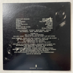 Винтажная виниловая пластинка LP Bad Company (Japan 1974) (No Obi) Ready For Love ILS-80057