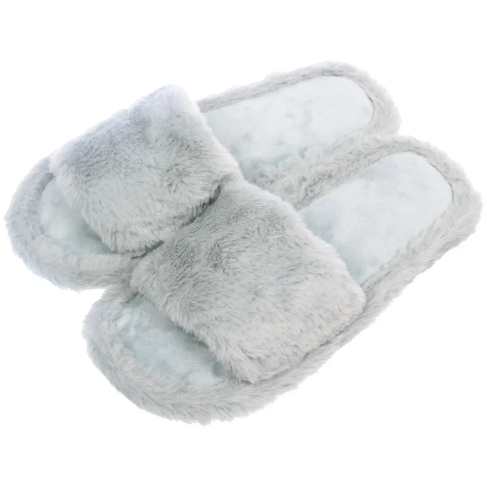 Тапочки женские домашние «HOME», цвет серый, р-р 40-41