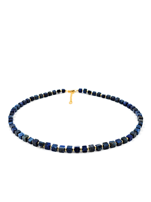 Чокер на шею из камня лазурит