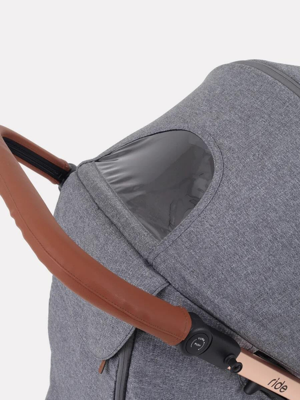 Коляска детская MOWBaby "RIDE" RA088 Gold Grey