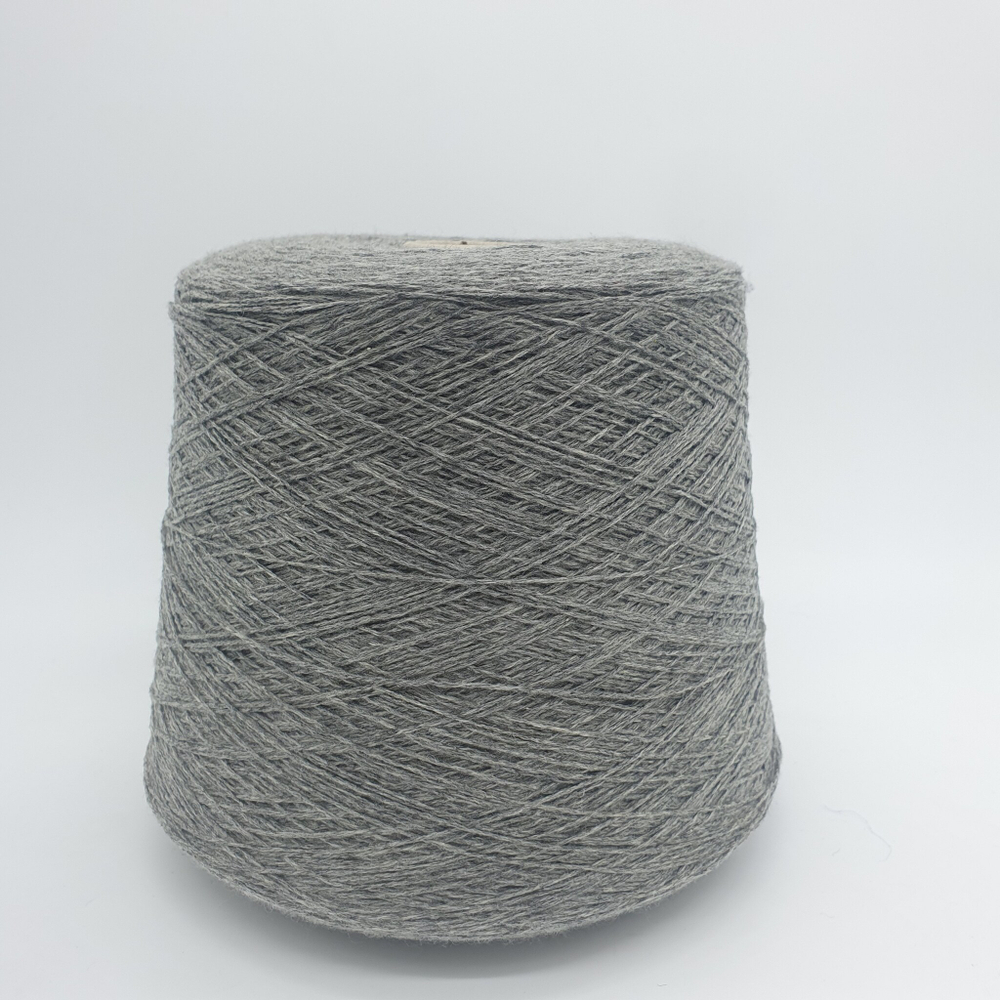 Пряжа Loro Piana Cablelight Cashmere 3/20(100% кашемир) 660 м/ 100 гр, классический серый меланж