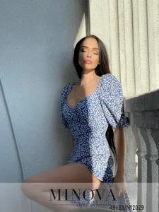 Платье 2029-синий Minova