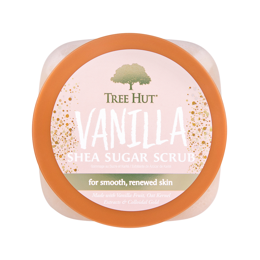 TREE HUT Сахарный скраб для тела с ароматом ванили Vanilla