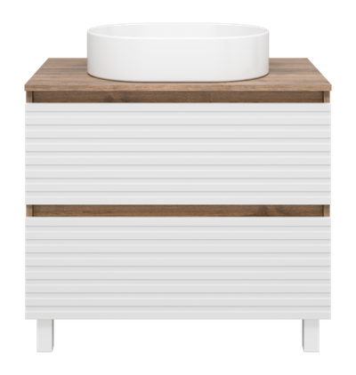 Тумба под раковину Brevita Dakota 80 (белая)