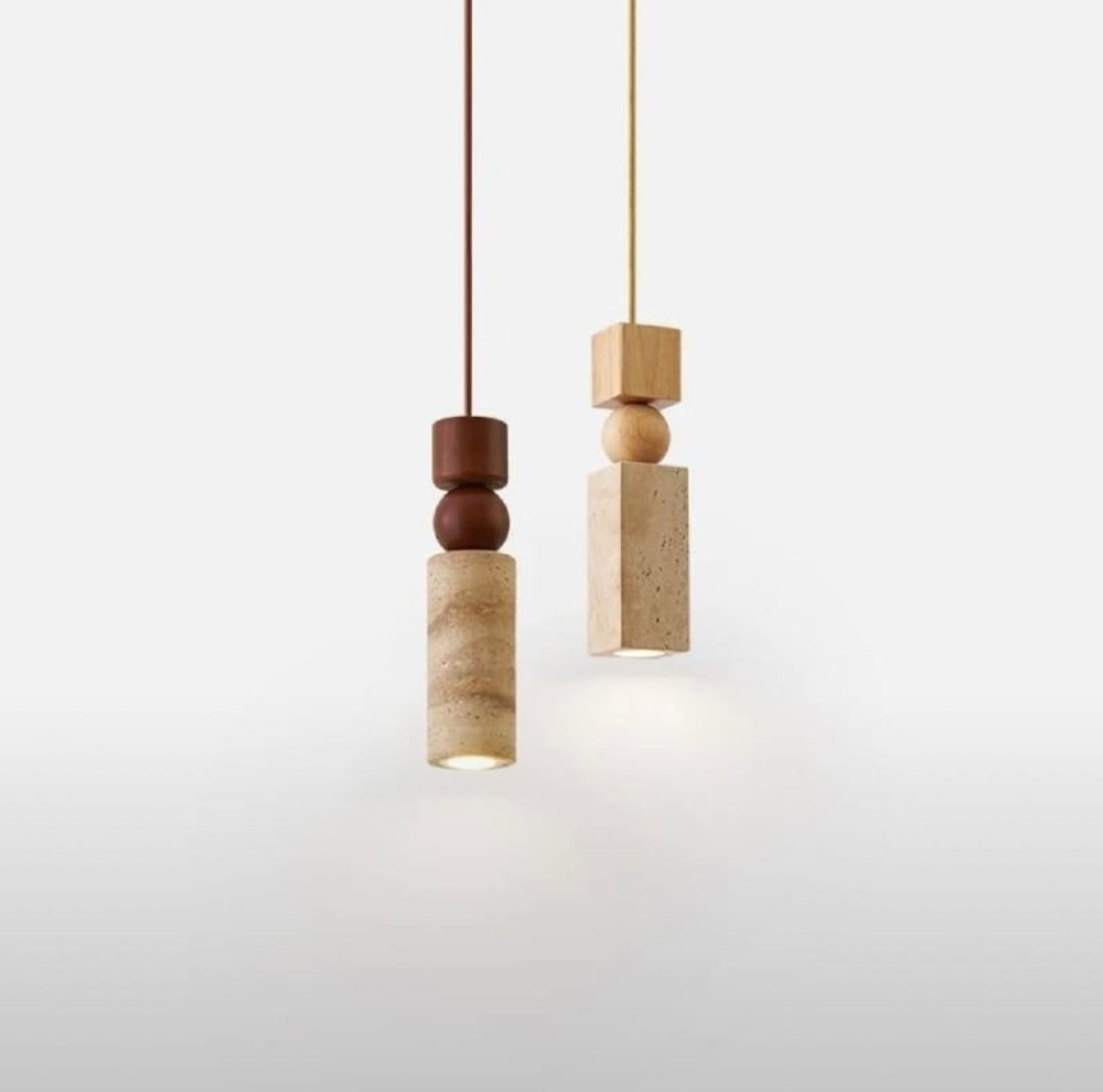 Подвесные светильники в стиле минимализм с природным акцентом.