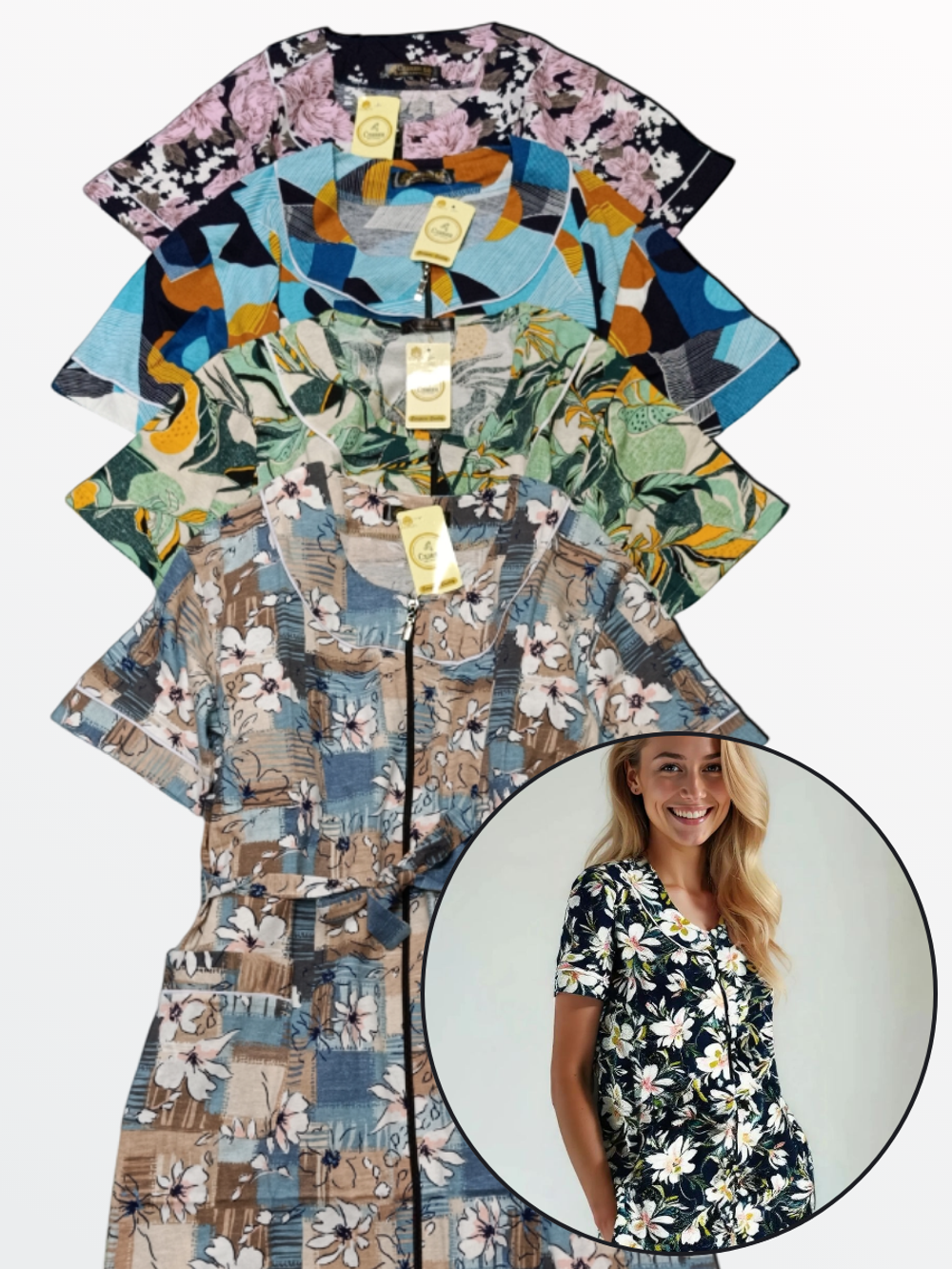 Халат женский Славян на молнии (60)