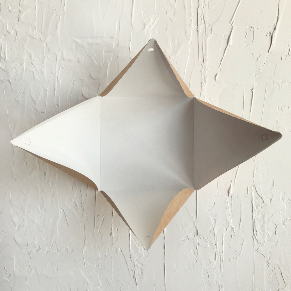 Коробка-пирамидка, 9х9х10 см