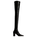 SAINT LAURENT Joelle 70mm Patent-finish Boots