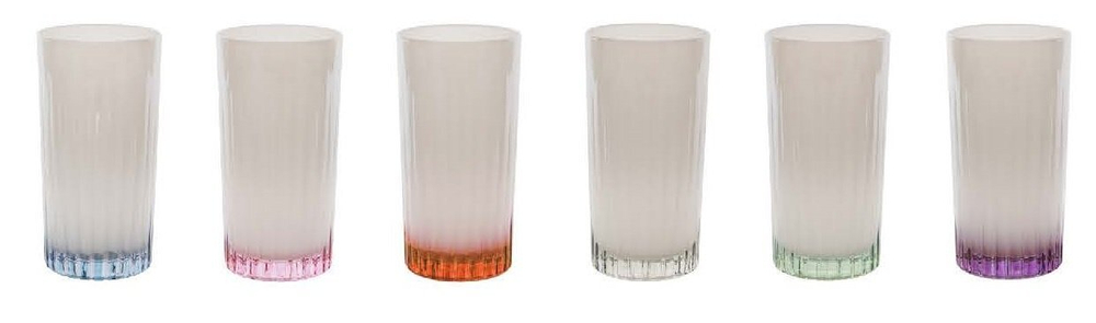 Набор высоких стаканов 6шт 15см Cre Art Dom