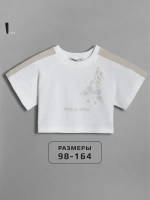 Кроп-топ футболка для девочки